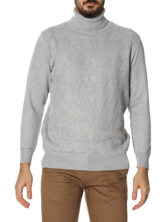Lexton George Roll Langarm-Pullover Gray