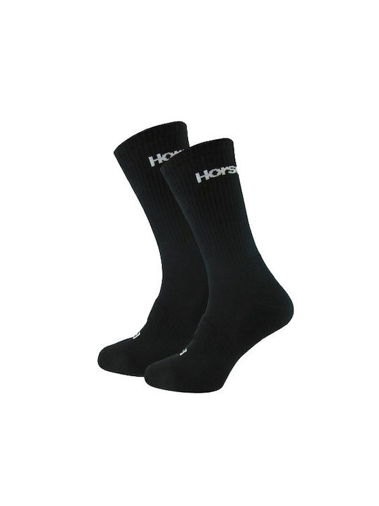 Horsefeathers Delete Premium Ανδρικές Μονόχρωμες Κάλτσες Μαύρες 3 Pack