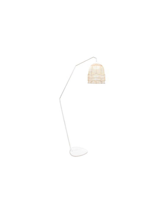 NewGarden Santorini Outdoor Floor Lamp with Warm White Light IP54 White