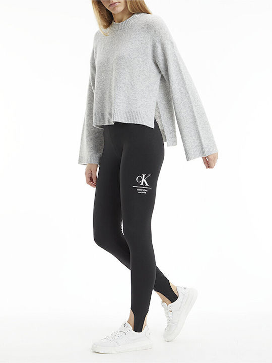 Calvin Klein Women's Long Sleeve Sweater Gray