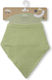 Interbaby Bandana din 100% Bumbac cu buton Verde