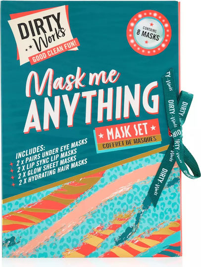 Dirty Works Mask Me Anything Комплект за грижа за кожата за Хидратация 8бр
