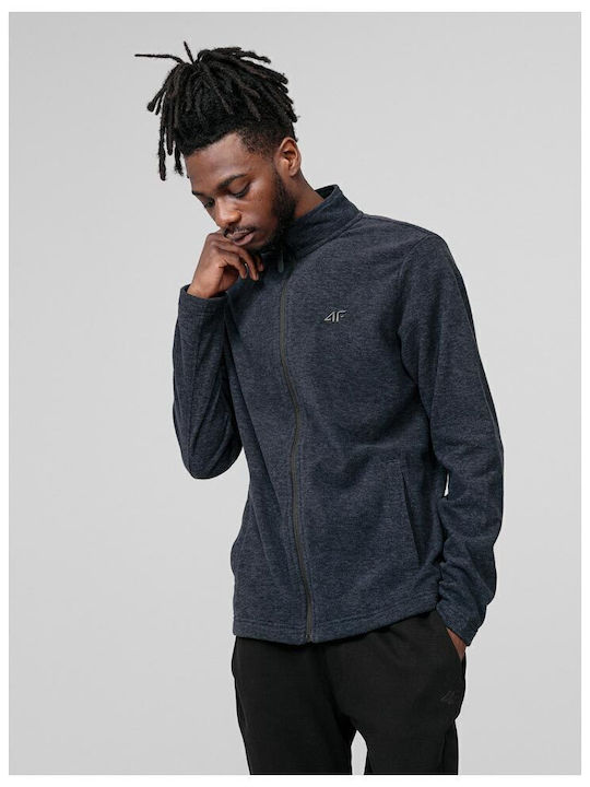 Herren Fleecejacke Marineblau