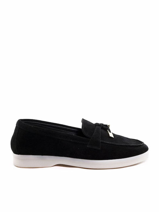 Sante Women's Loafers in Black Color
