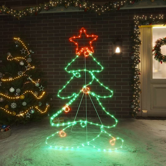 Christmas Decorative Illuminated Plastic Tree Light Tube 88cm IP44 Electric
