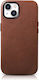 iCarer Oil Wax Premium Leather Back Cover Δερμά...