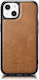 iCarer Leather Oil Wax Back Cover Δερμάτινο Tan...