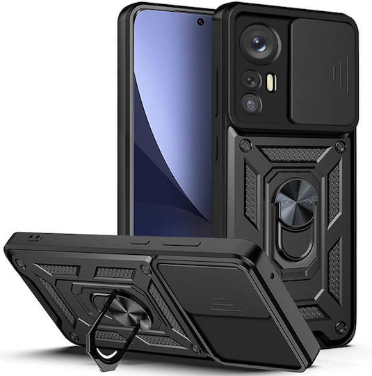 Bodycell Armor Slide Back Cover Πλαστικό Μαύρο (Xiaomi 12 / 12X)