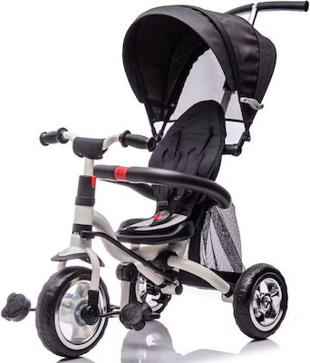 Fun Baby Παιδικό Τρίκυκλο Ποδήλατο Faltbar mit Zelt, Aufbewahrungsmöglichkeit & Elternlenkung für 18+ Monate Schwarz
