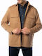 Brokers Jeans Men's Shirt Overshirt Long Sleeve Tan