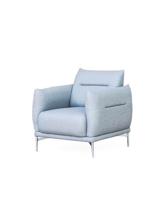 Luisa Armchair Silver 93x84x88cm