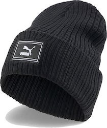 PUMA Beanie Γυναικείος Σκούφος με Rib Πλέξη σε Μαύρο χρώμα