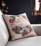Gofis Home Christmas Decorative Square Pillowca...