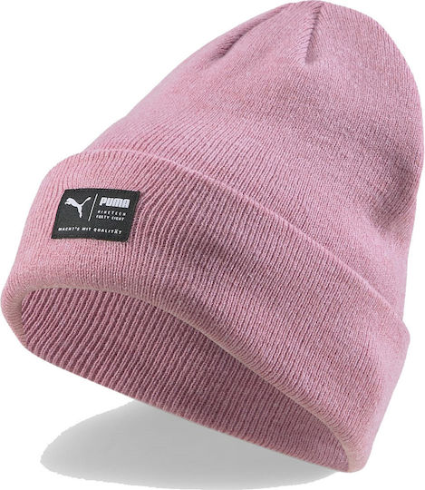 Archive Heather Ribbed Beanie Cap Pink