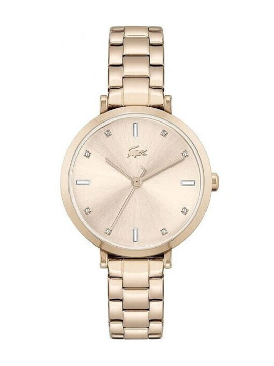 Vogue Geneva Ceas de Damă cu Rose Gold Brățară Metalică