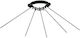 Hosseven MPΒSTEG Rack de uscare de Coș de Fum Emailat 120mm Negru
