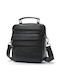 Cardinal Leather Men's Bag Messenger Black