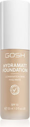 Gosh Hydramatt Mov/alb SPF15 010N Lumină închis...