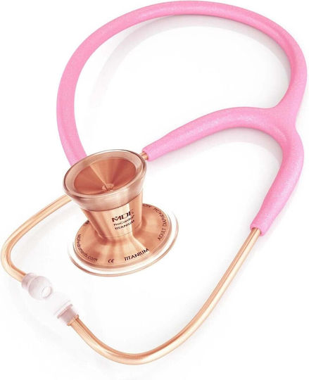 MDF Instruments ProCardial Kardiologie Stethoskop Hellrosa Glitzer / Roségold Rosa