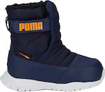 PUMA Nieve Ghete de Zăpadă Copii cu Velcro Albastru marin 380746-06
