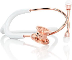 MDF Instruments MD One Adults Non Chill Double Head Stethoscope White / Rose gold White