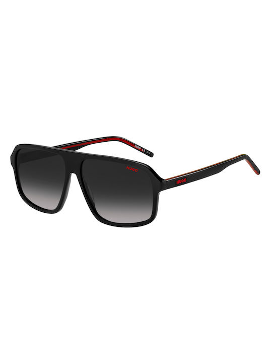 Hugo Boss Ochelari de soare cu Negru Din plastic Rame și Gri Ochelari de soare Lentilă HG 1195/S 807/9O