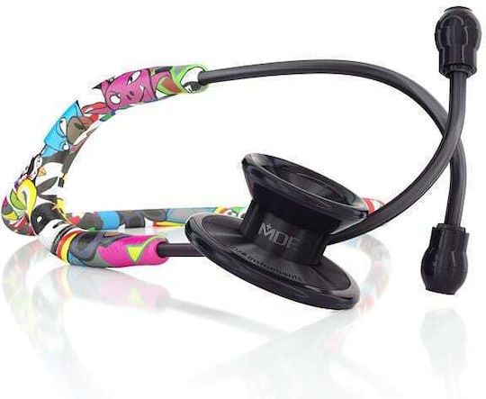 MDF Instruments MD One Epoch Stetoscop cu două capete Graffiti / Blackout - Graffiti / Blackout Roșu
