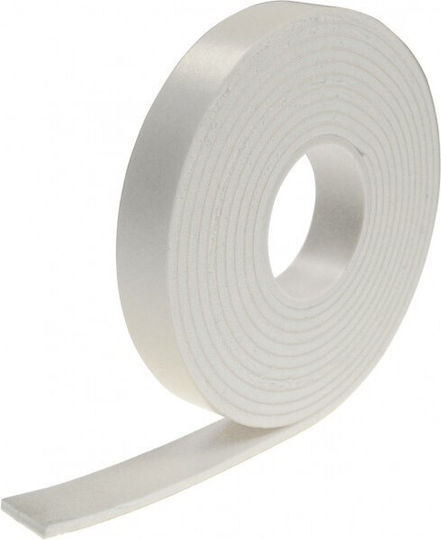 Selbstklebend Schaumstoff Doppelseitiges Klebeband Weiß 18mmx5m 1Stück