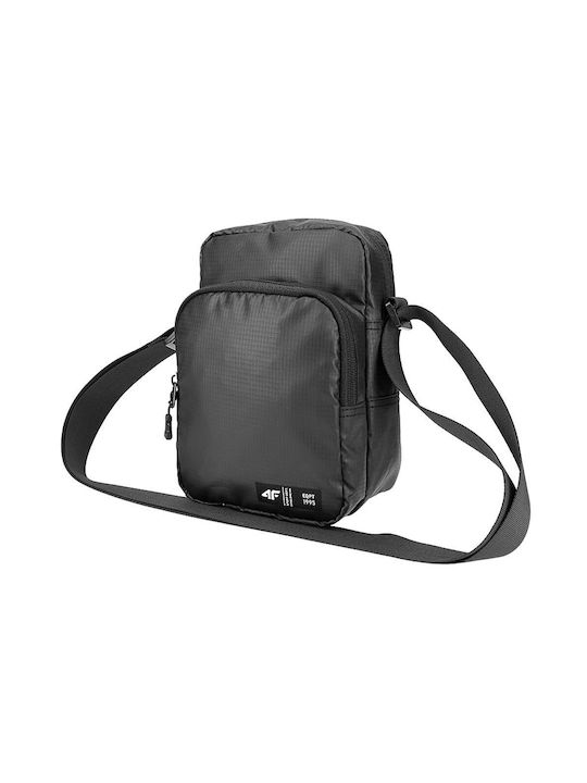 4F Sachet Ανδρική Τσάντα Ώμου / Χιαστί σε Μαύρο χρώμα