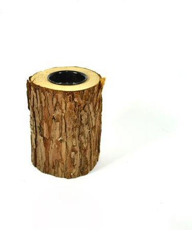 Due esse Χριστоулгенски свещи и свещници Свещник Кафяв 12x7.5см.