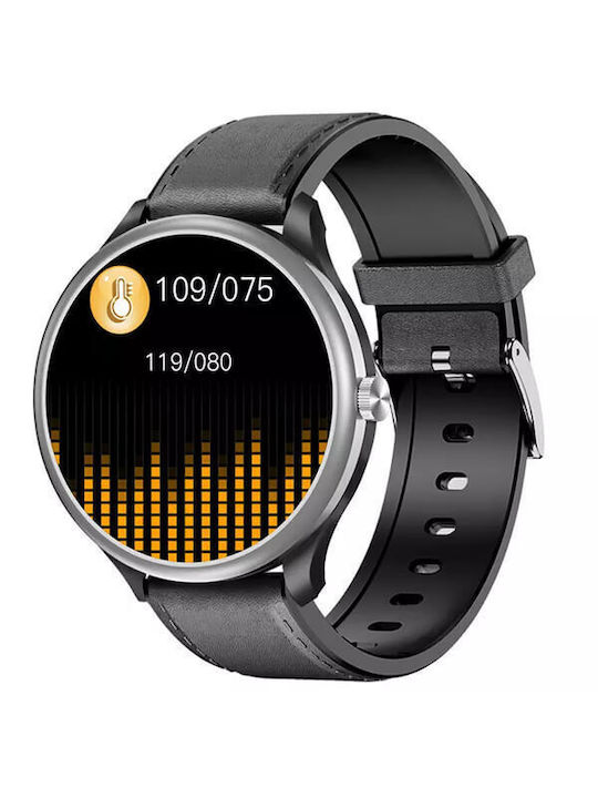 Bakeey M3 Plus 47mm Smartwatch with Heart Rate Monitor Black