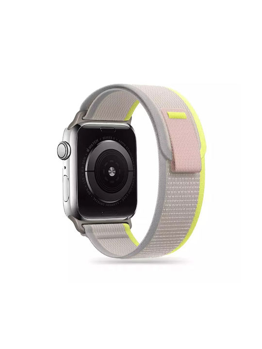 Tech-Protect Λουράκι Υφασμάτινο Μπεζ (Apple Watch 42/44/45mm / Apple Watch Ultra 49mm)