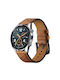 Tech-Protect Λουράκι Δερματίνης Καφέ (Amazfit Stratos 2s/3)