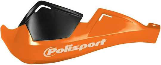 Polisport Προστατευτικές Χούφτες Μηχανής Evolution Integral 22mm σε Πορτοκαλί χρώμα