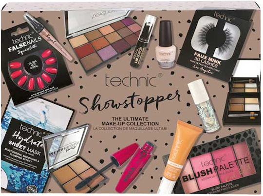 Technic Showstopper The Ultimate Makeup Set for Face, Eyes & Eyebrows 13pcs