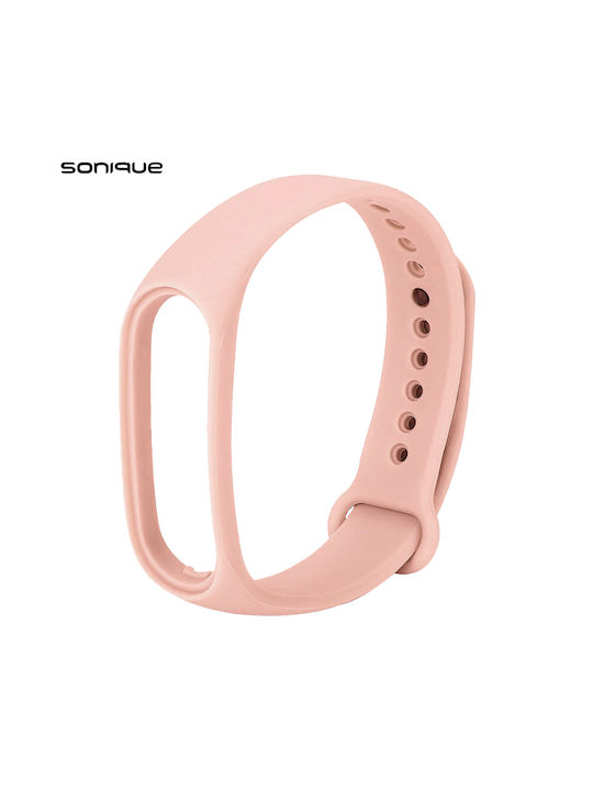 Sonique Color Λουράκι Σιλικόνης Ροζ (Smart Band 7)