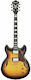 Ibanez AS93FM-AYS Electric Guitar ES with HH Pickup Configuration Antique Yellow Sunburst