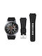 Vertical Stripes Armband Silikon Schwarz (Amazfit GTR 3 / GTR 3 Pro)