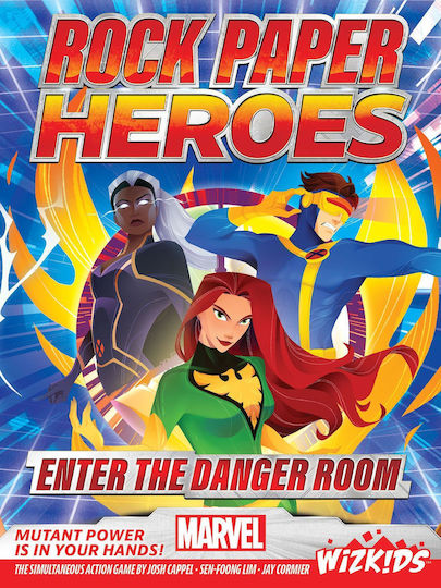 Board Game Marvel: Rock Paper Heroes: Enter the Danger Room for 3-6 Players 12+ Years Old (EN) WizKids