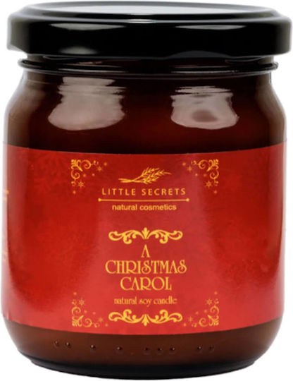 Little Secrets Χριστоулгенски свещи и свещници Стъклен Свещ Черен A Christmas Carol