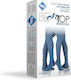 Be On Top Socken Oberschenkelhoch mit Silikon 19 mmHg Weiß