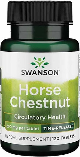 Swanson Timed-Release Horse Chestnut 22% Aescin 200mg 120 Tablets