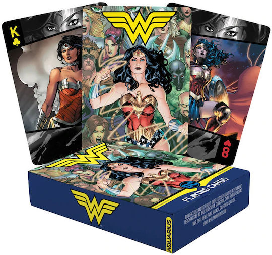 Aquarius DC Comics Wonder Woman Collectible Playing Cards Laminated for Poker