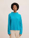 Tom Tailor Women's Long Sleeve Sweater Blue
