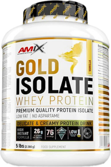 Gold Isolate Whey Protein Протеин Суроватъчен с Вкус Ванилия 2.27kg