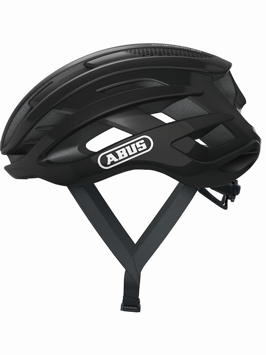 Abus Airbreaker Shiny Κράνος Ποδηλάτου Βουνού / Δρόμου Μαύρο