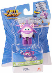 Just Toys SuperCharge Τransform-Α-Bot Snow Crystal Super Wings Αεροπλανάκι για 3+ Ετών Just Toys SuperCharge Τransform-Α-Bot Snow Crystal Super Wings Αεροπλανάκι για 3+ Ετών