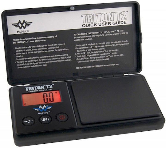 Triton Triton T2 Ηλεκτρονική Επαγγελματική Ζυγαριά Ακριβείας με Ικανότητα Ζύγισης 0.2kg και Ακρίβεια 0.01gr