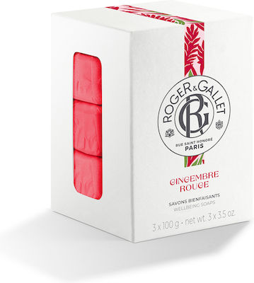 Roger & Gallet Gingembre Rouge Сапунен бар 3x100гр