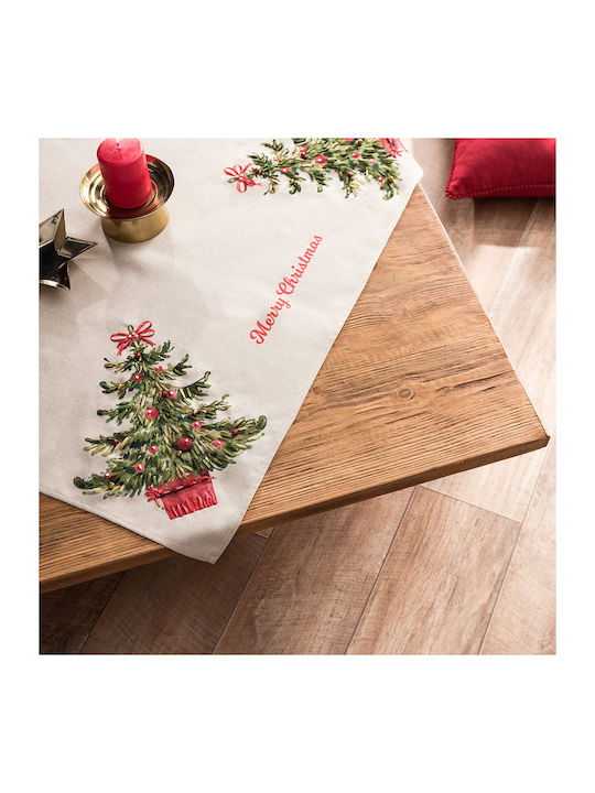 Gofis Home Christmas Fabric Tablecloth Ornament...